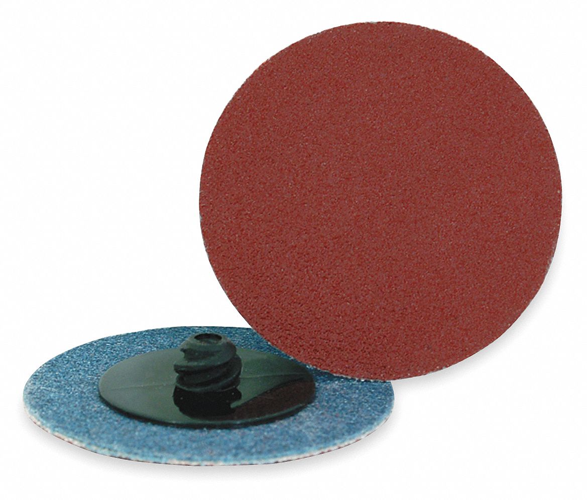 Locking Disc, AlO, 3in, 120 Grit, TR, PK25
