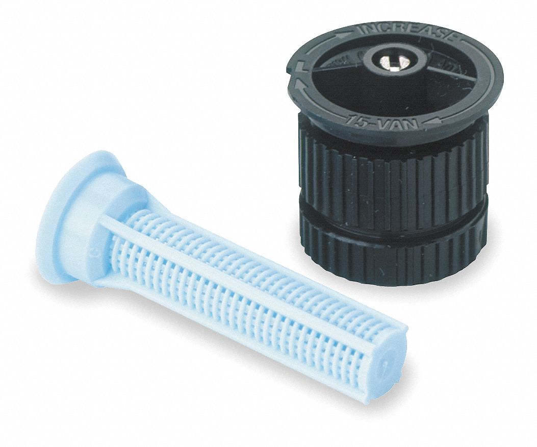 Spray Head Nozzle, 0.65 to 3.7 gpm, PVC
