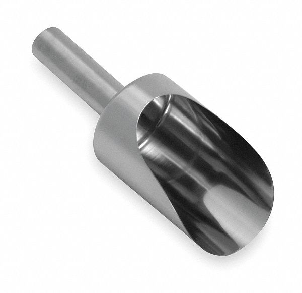 Scoop, 16 Oz, 304 Stainless Steel