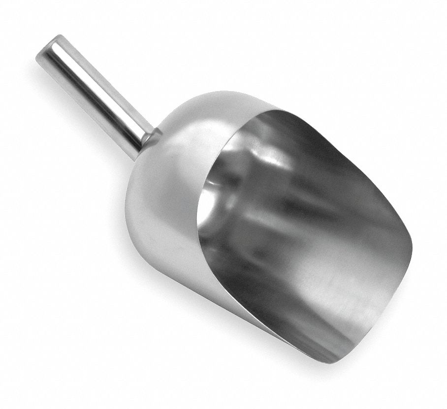 Scoop, 128 Oz, 304 Stainless Steel