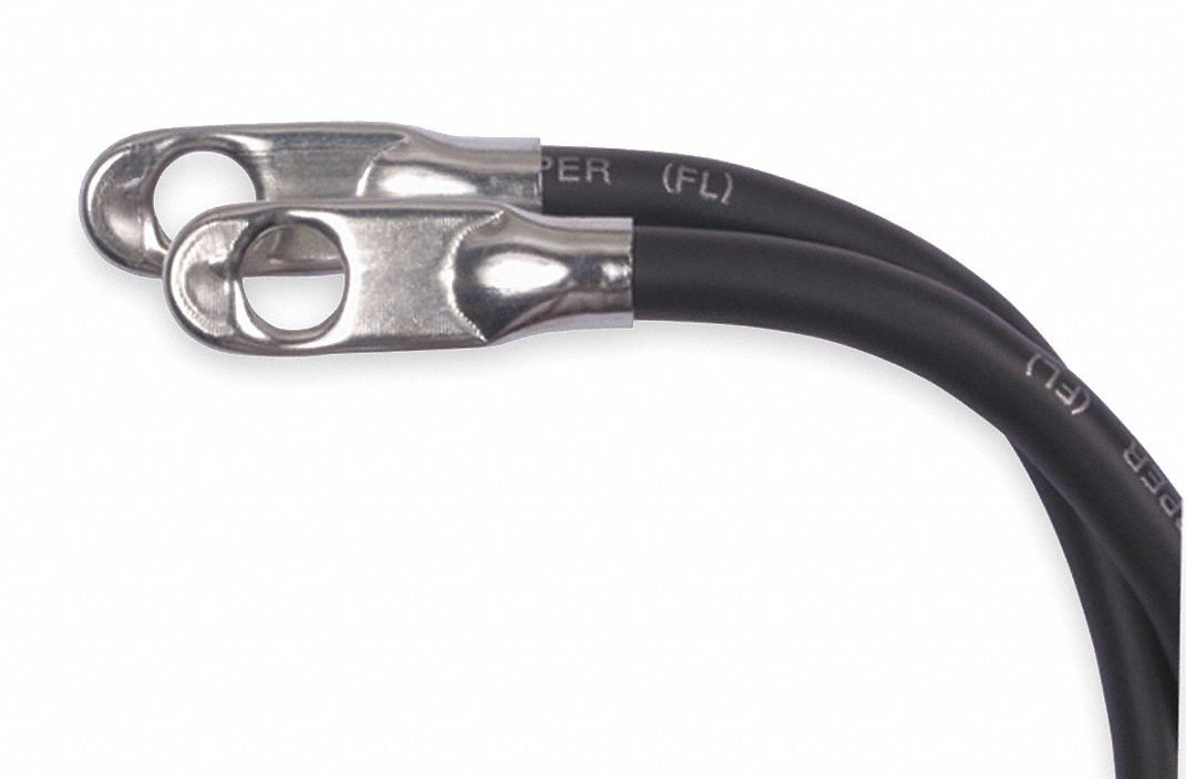 Cable, Battery, 4/1, 24In, 400A, Black