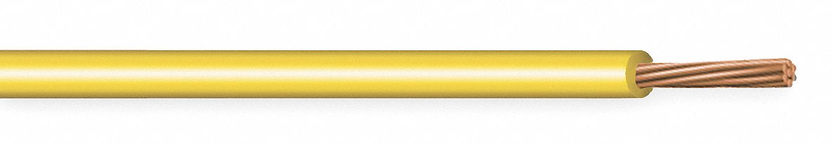 Wire, 12 AWG MTW, Yellow, Stranded, 500 Ft