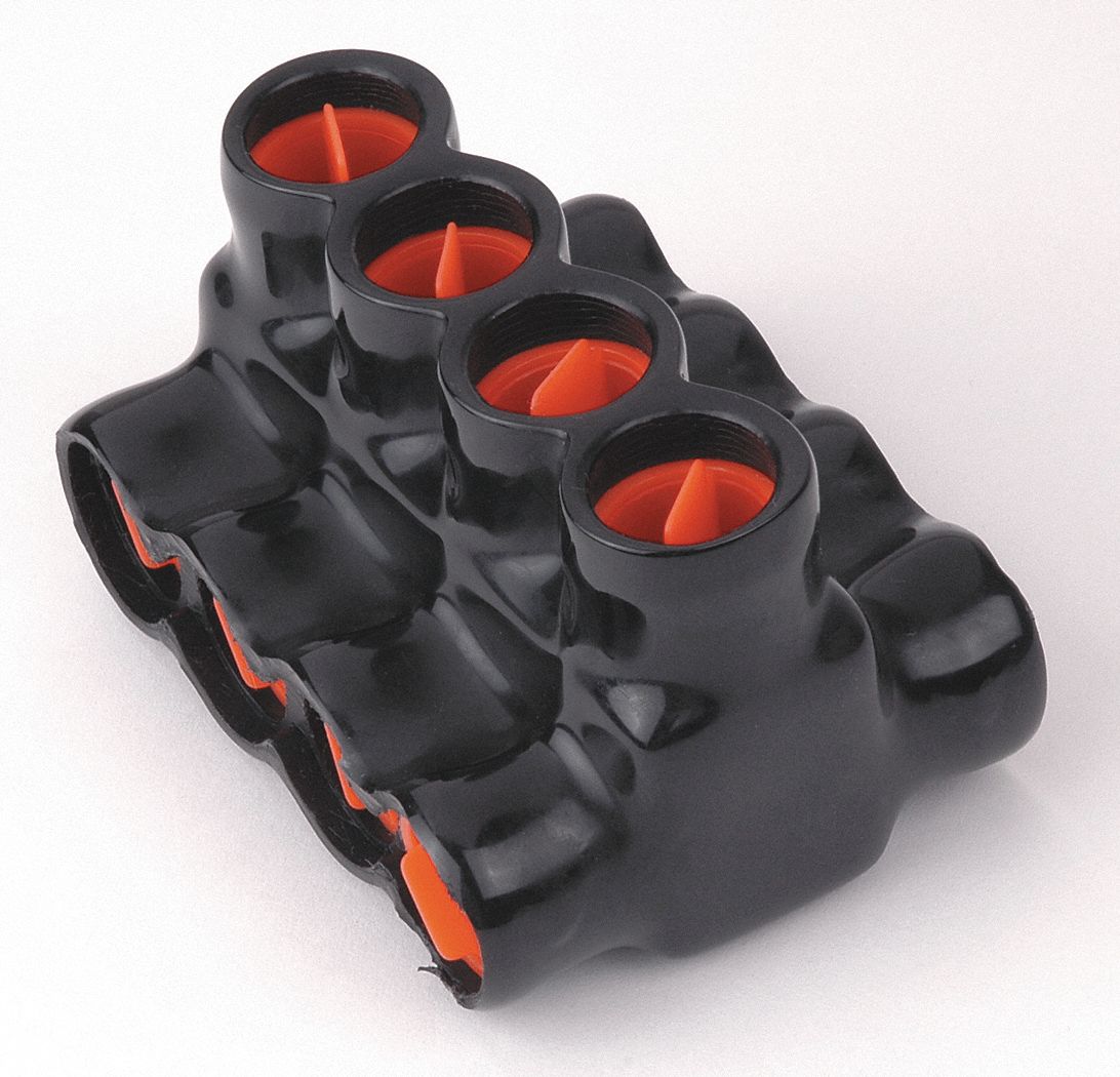 AMT Connector, PVC Coated, 4 Hole, T Type