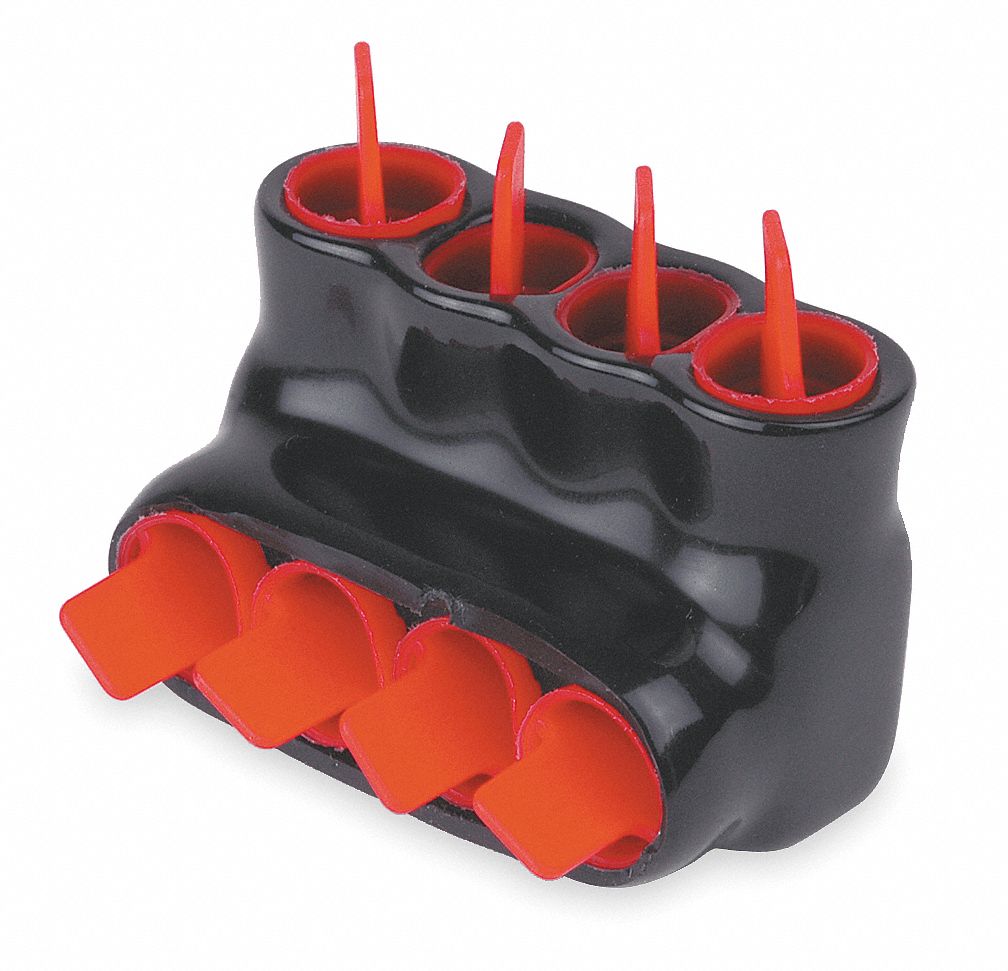 AMT Connector, PVC Coated, 4 Hole, L Type