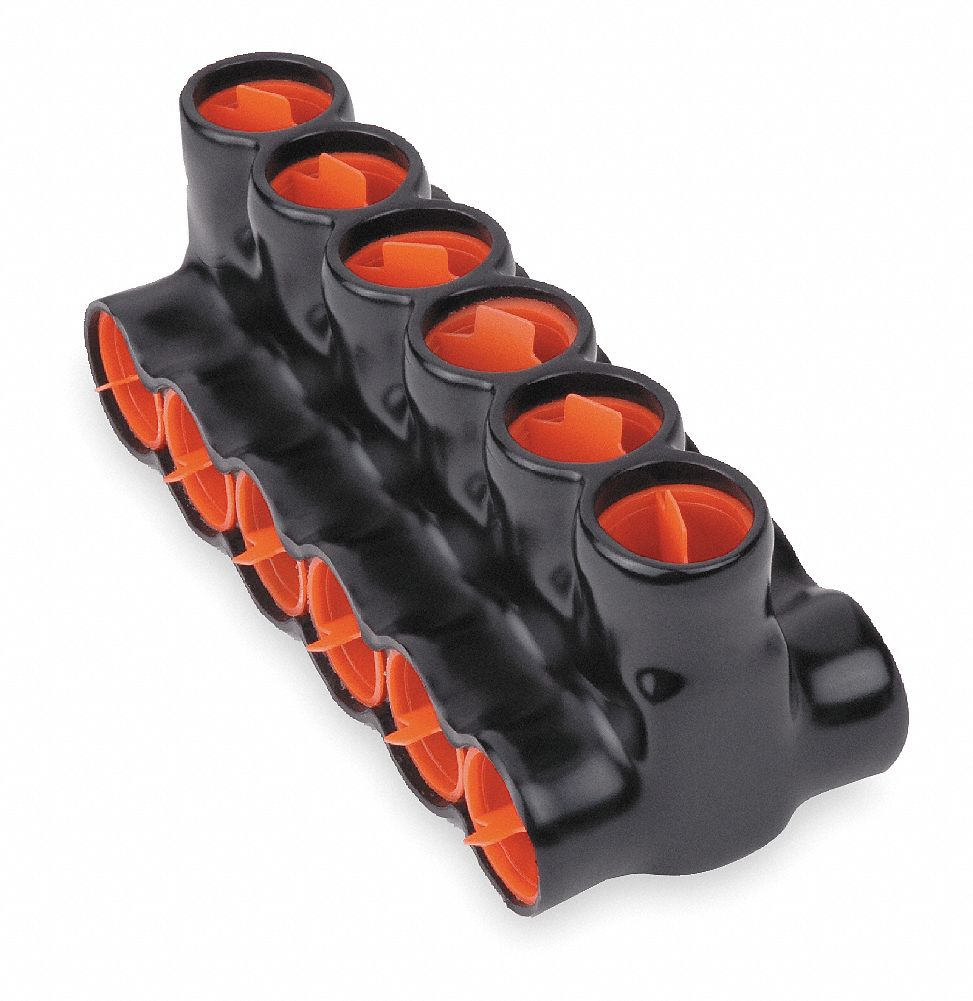 AMT Connector, PVC Coated, 6 Hole, T Type