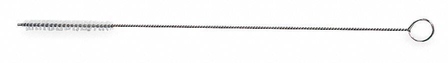 Pipe Brush, Polyester, White, 12 In. OAL