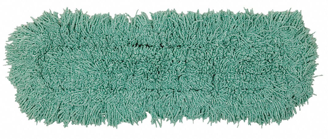 Dust Mop, Green, 60 In. L, 5 In. W