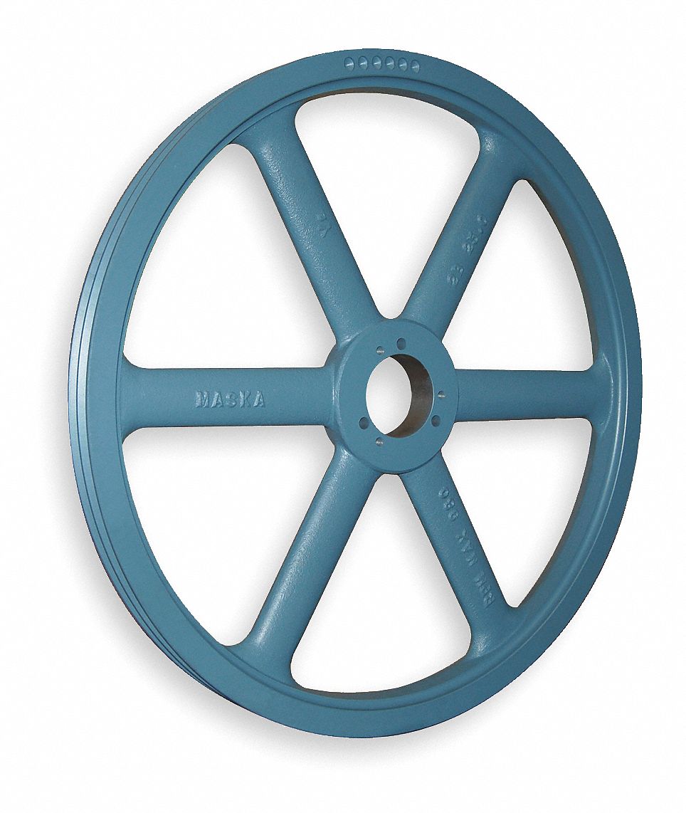 V-Belt Pulley, QD, 25.28 In OD, 2GRV