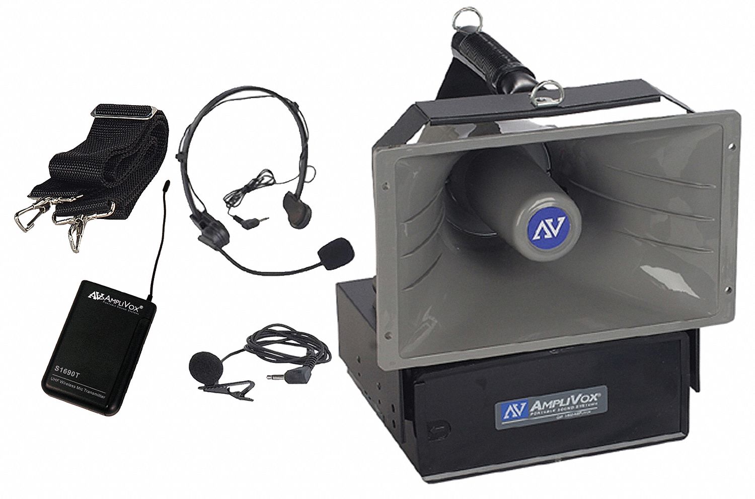 Wireless Half-Mile PA System, 15 V