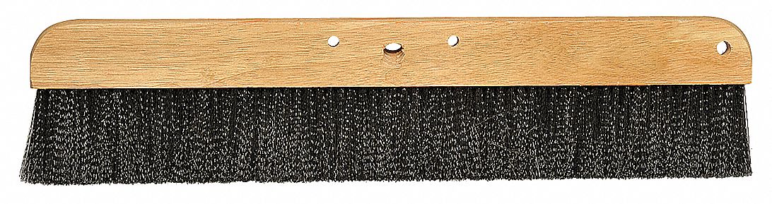 Cement Finishing Brush, Black, 24 In