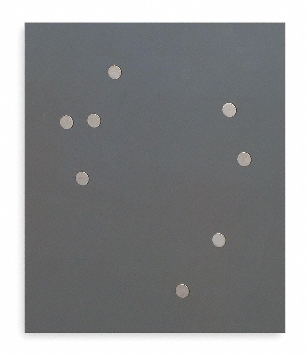 Magnets, Silver, Round, PK 50