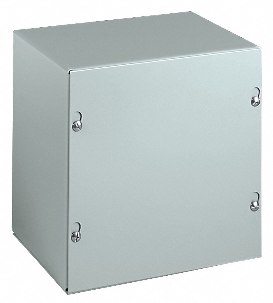 Enclosure, Steel, 8 x 8 x 4 In