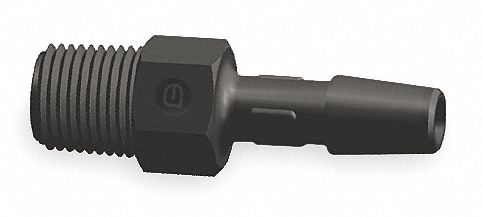 Adapter, Nylon, 1/2 In NPT, 150 PSI, PK 10
