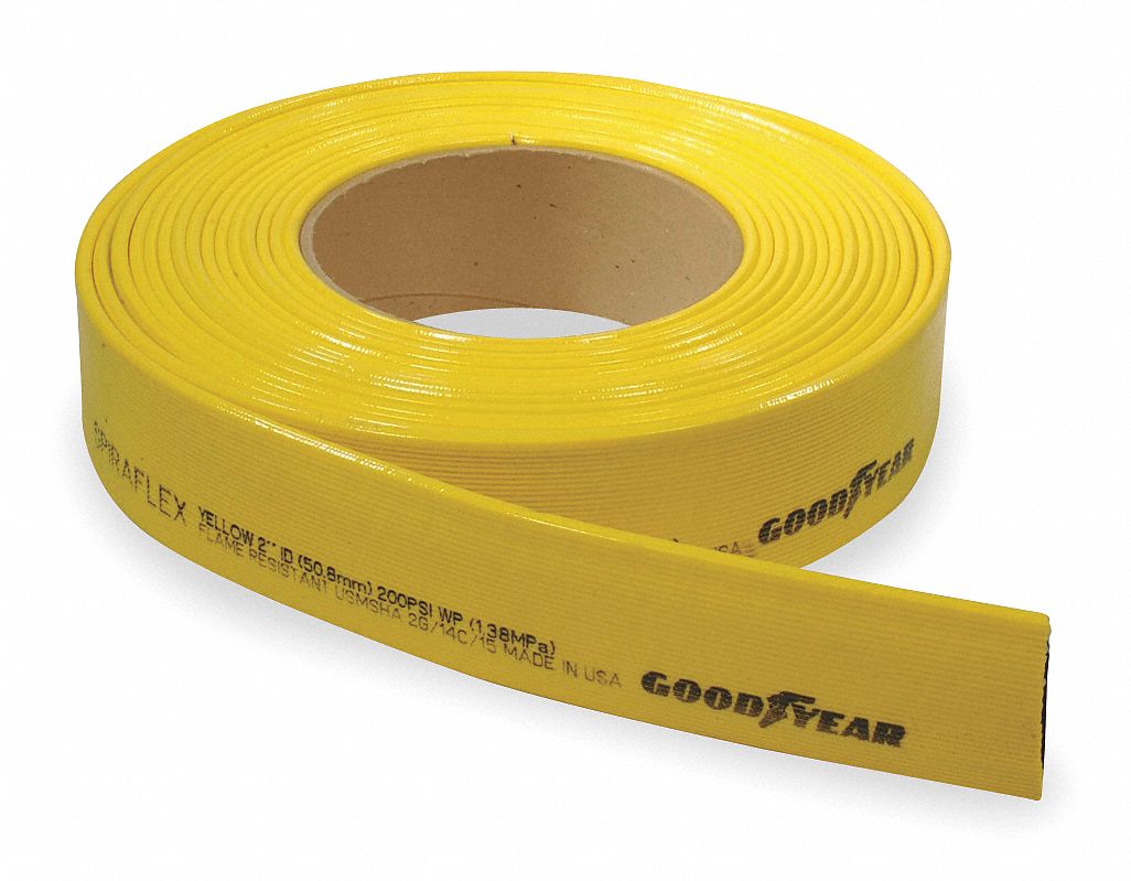 Discharge Hose, 3 In ID x 300 Ft, 200 PSI