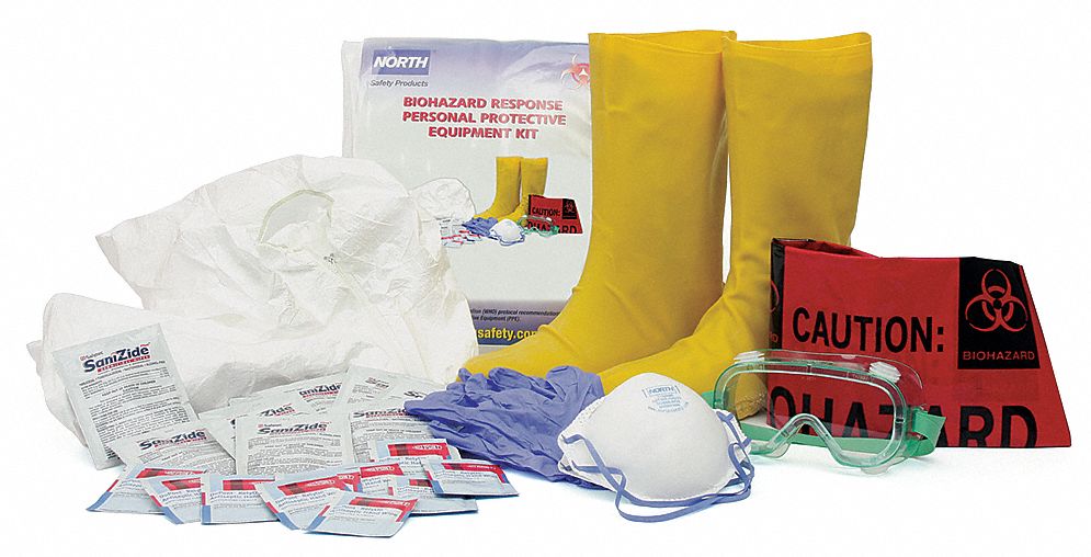Biohazard Kit, XL Tyvek Suit, Gloves