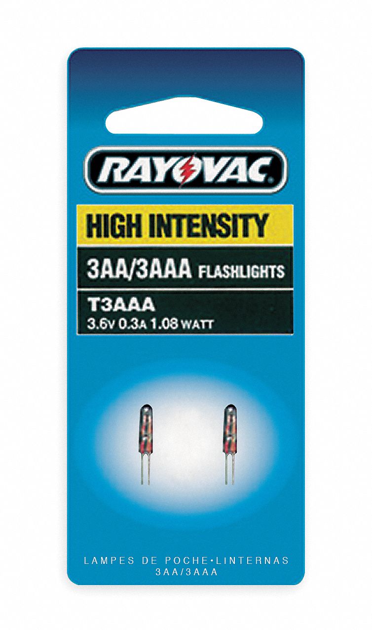 Replacement Flashlight Bulb, Krypton, Pk2