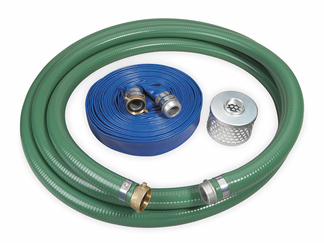 Pump Hose Kit, 1 1/2 In ID, With Strainer