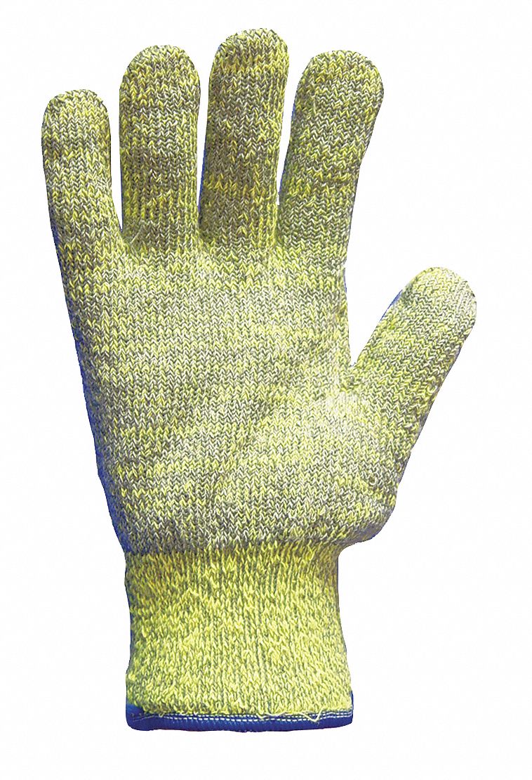 Cut Resistant Gloves, Blue/Gray, L, PR