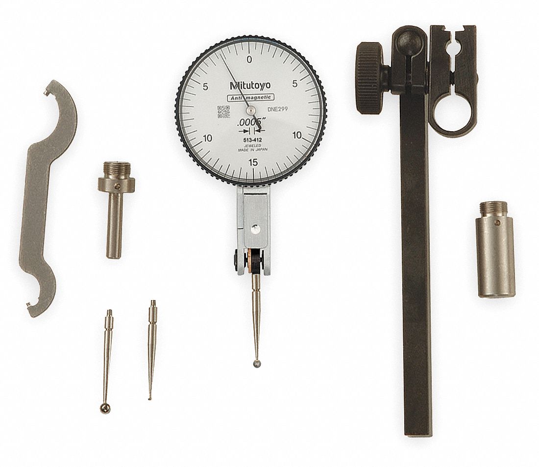 Dial Test Indicator Set, 0-0.030 In, W/Acc