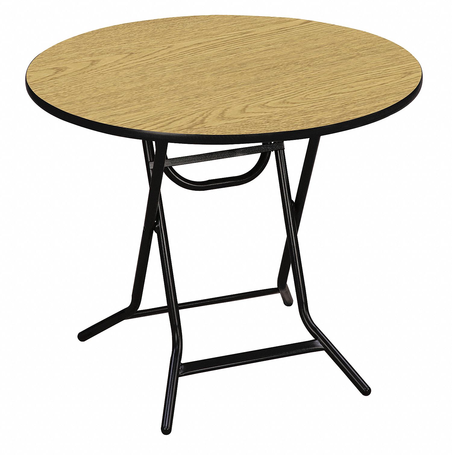 Folding Table, Bannister Oak, 30 In.