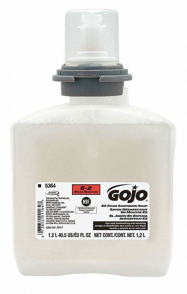 Foam Sanitizing Soap, Size 1200mL, PK 2