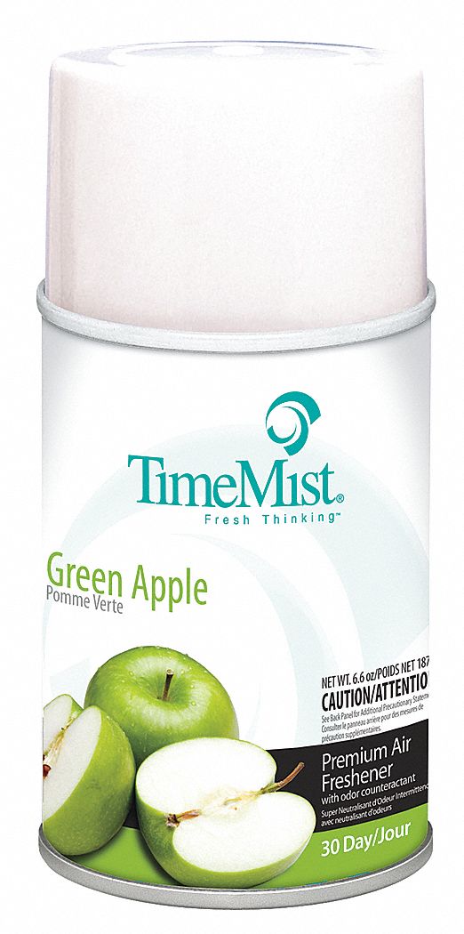 Air Freshener Refill, Green Apple, PK 12