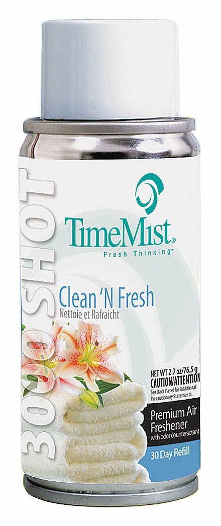 Air Freshener Refill, Clean N Fresh, PK 12