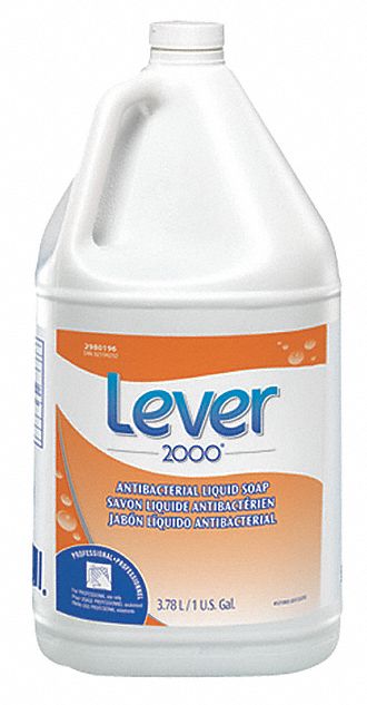Antibacterial Soap, Size 1 gal., White, PK4