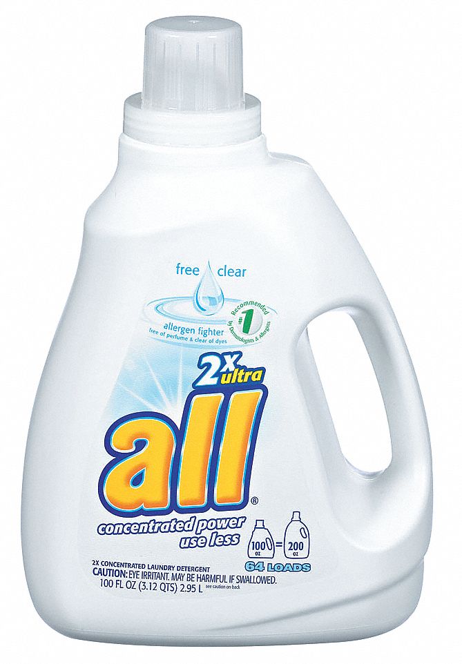 Liquid Laundry Detergent, 100 oz., PK 4