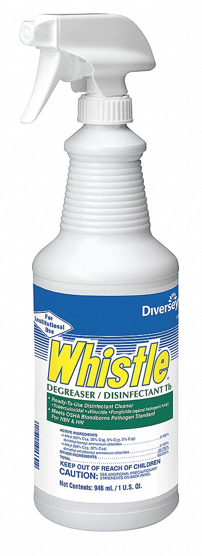 Degreaser/Disinfectant, Lemon, PK 6