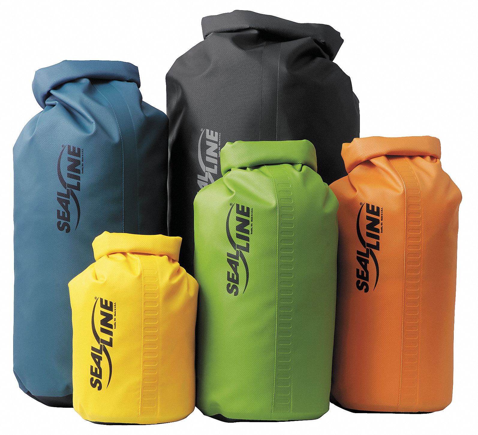 Dry Storage Bag, 40L, 13 x 20 In, Black