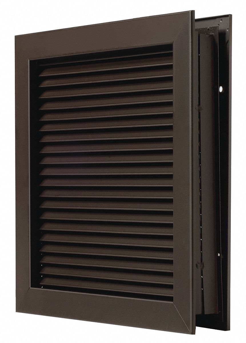 Louver, Dk Bronze, 12x18