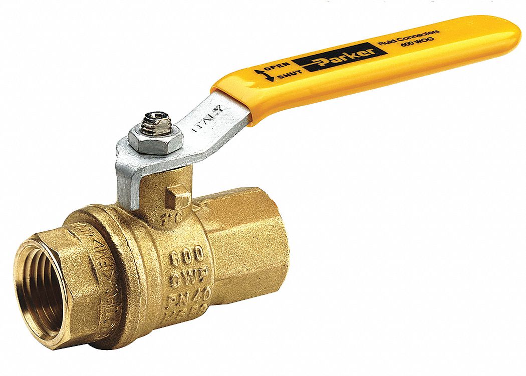 Ball Valve, FNPT, 3/8 In