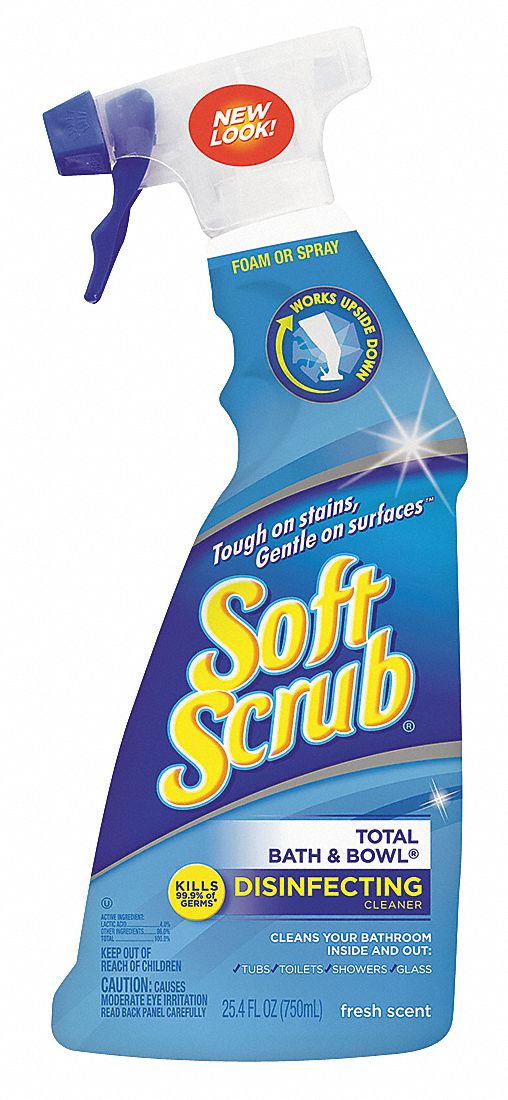 Bath and Bowl Cleaner, 25.4 oz, PK 9