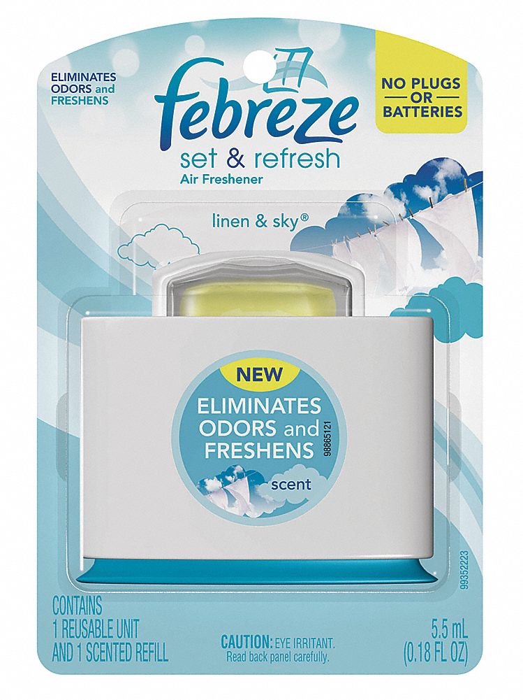 Air Freshener, Size 5.5 oz., PK 8