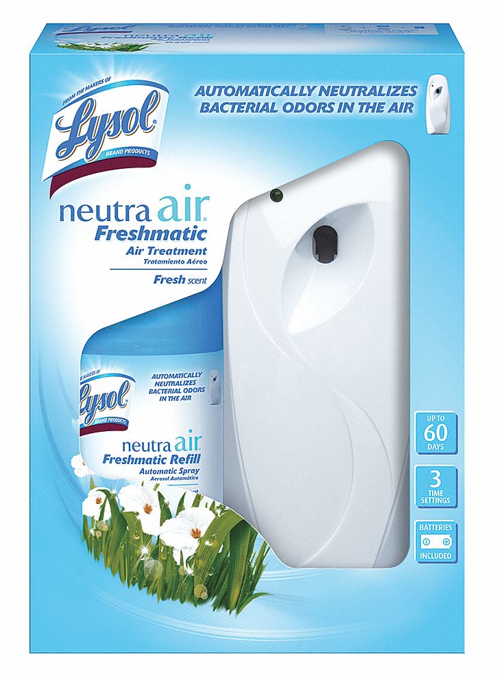 Air Freshener, Size 6.17 oz., Clear, PK 4