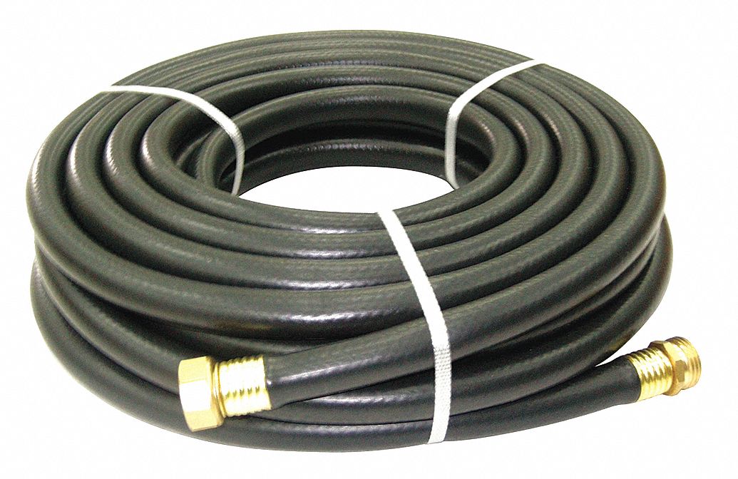 Water Hose, Rnfrcd PVC, 5/8 In ID, 50 ft L