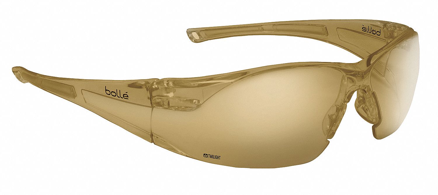 Safety Glasses, Twilight Lens, Wraparound