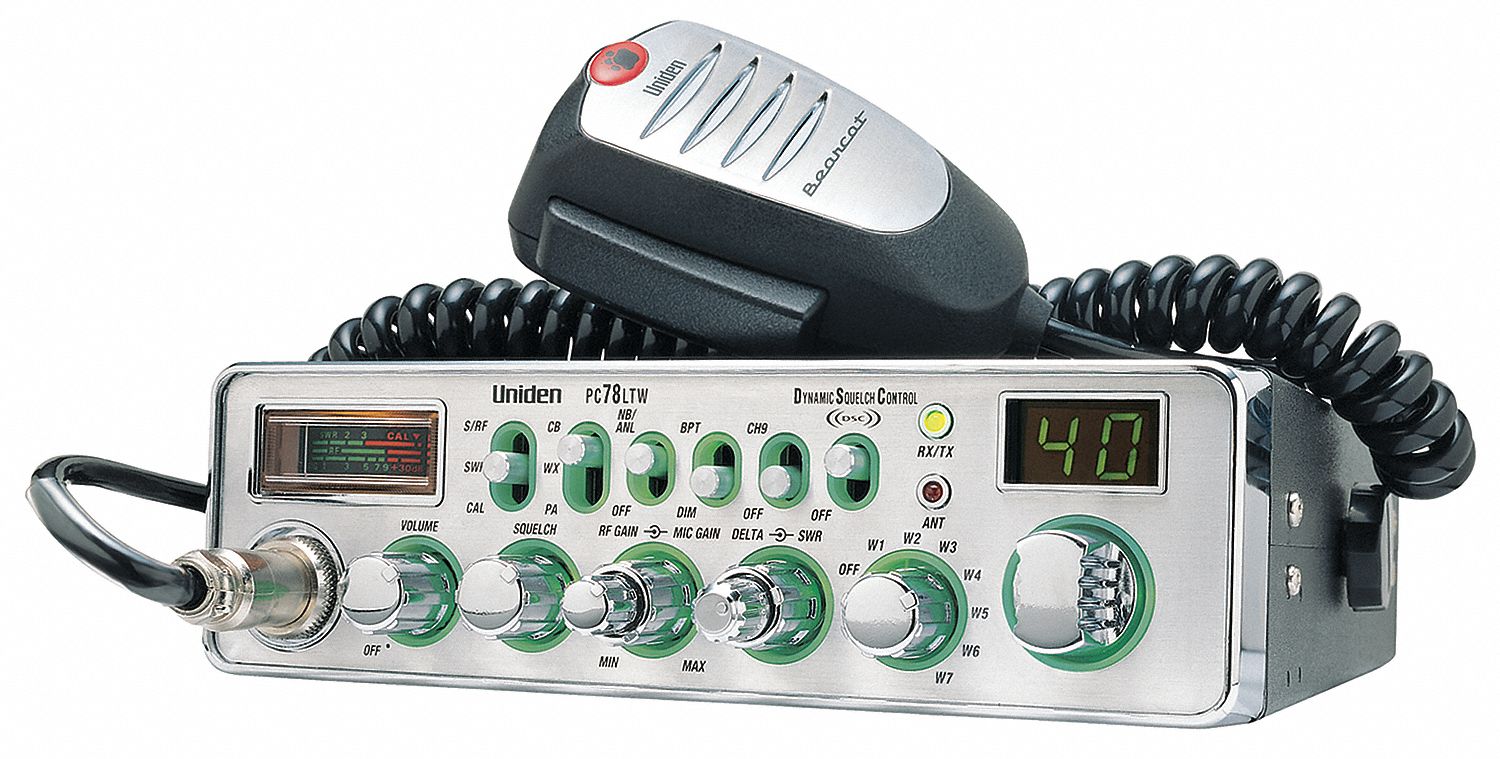 CB Radio, Standard, Silver