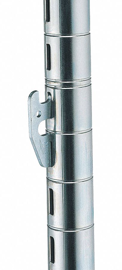 Wire Shelf Post, Steel, 86 In. H