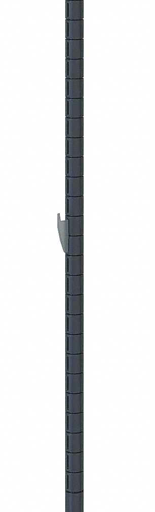 Wire Shelf Post, Steel, 33 In. H