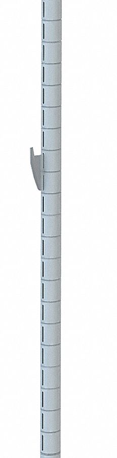 Wire Shelf Post, Steel, 86 In. H