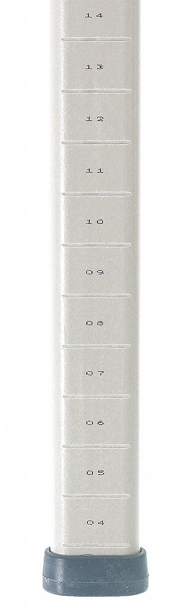 Wire Shelf Post, Steel, 27 In. H