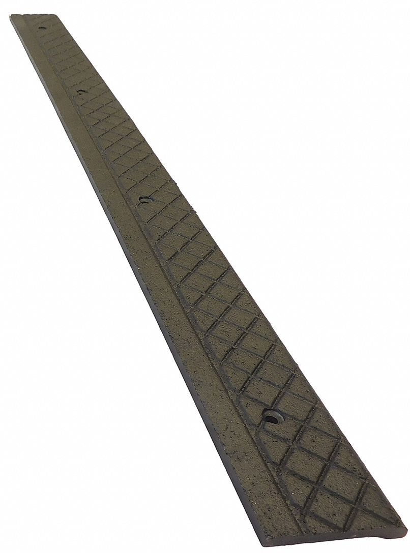 Safety Stair Nosing, Gray, Iron, 4 ft. W