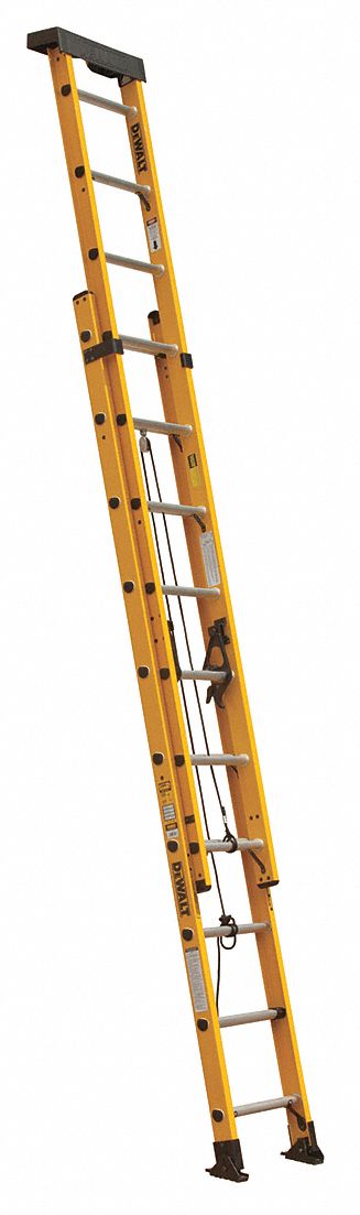 Extension Ladder, Fiberglass, 17 ft., IA