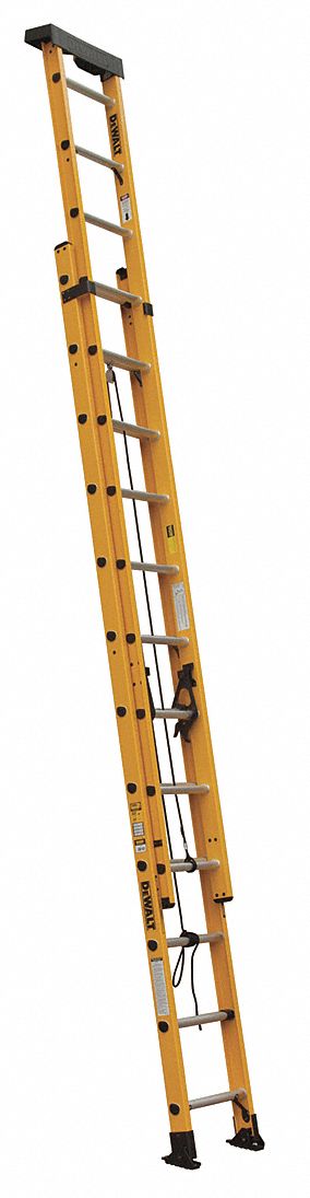 Extension Ladder, Fiberglass, 21 ft., IA