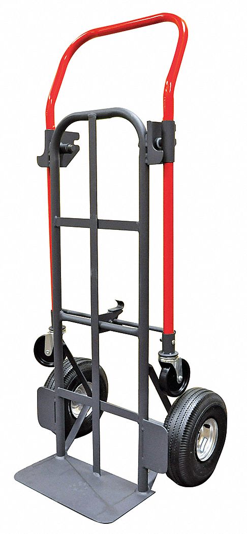 Convertible Hand Truck, Load Cap 800 lb