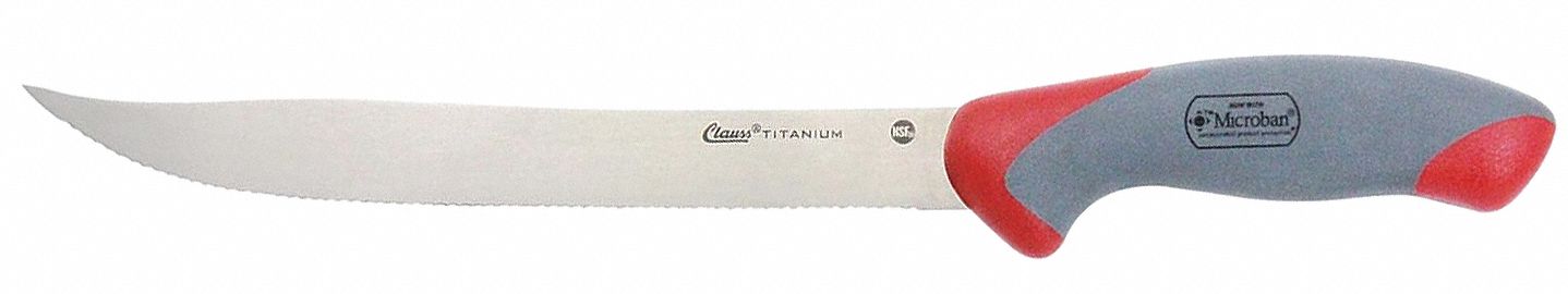 Serrated Utility Knife, 9 In.