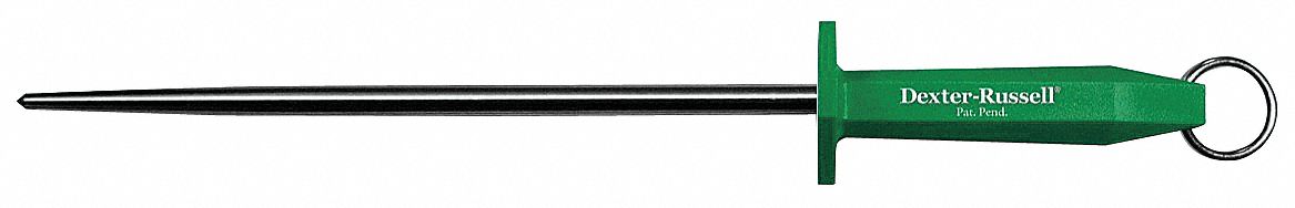 No Work Steel, Rough, Green, 10 In.
