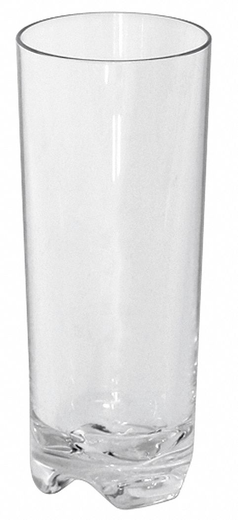 Tumbler, Clear, 10 oz., PK 12